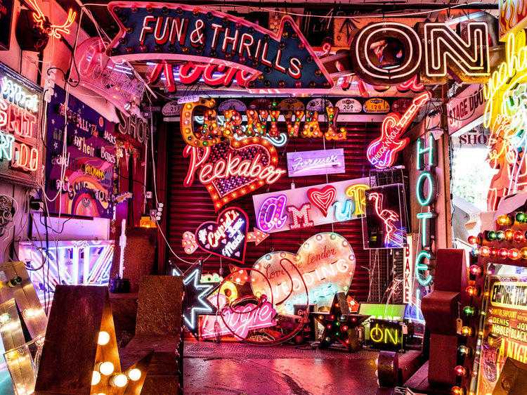Interior of London's God's Own Junkyard